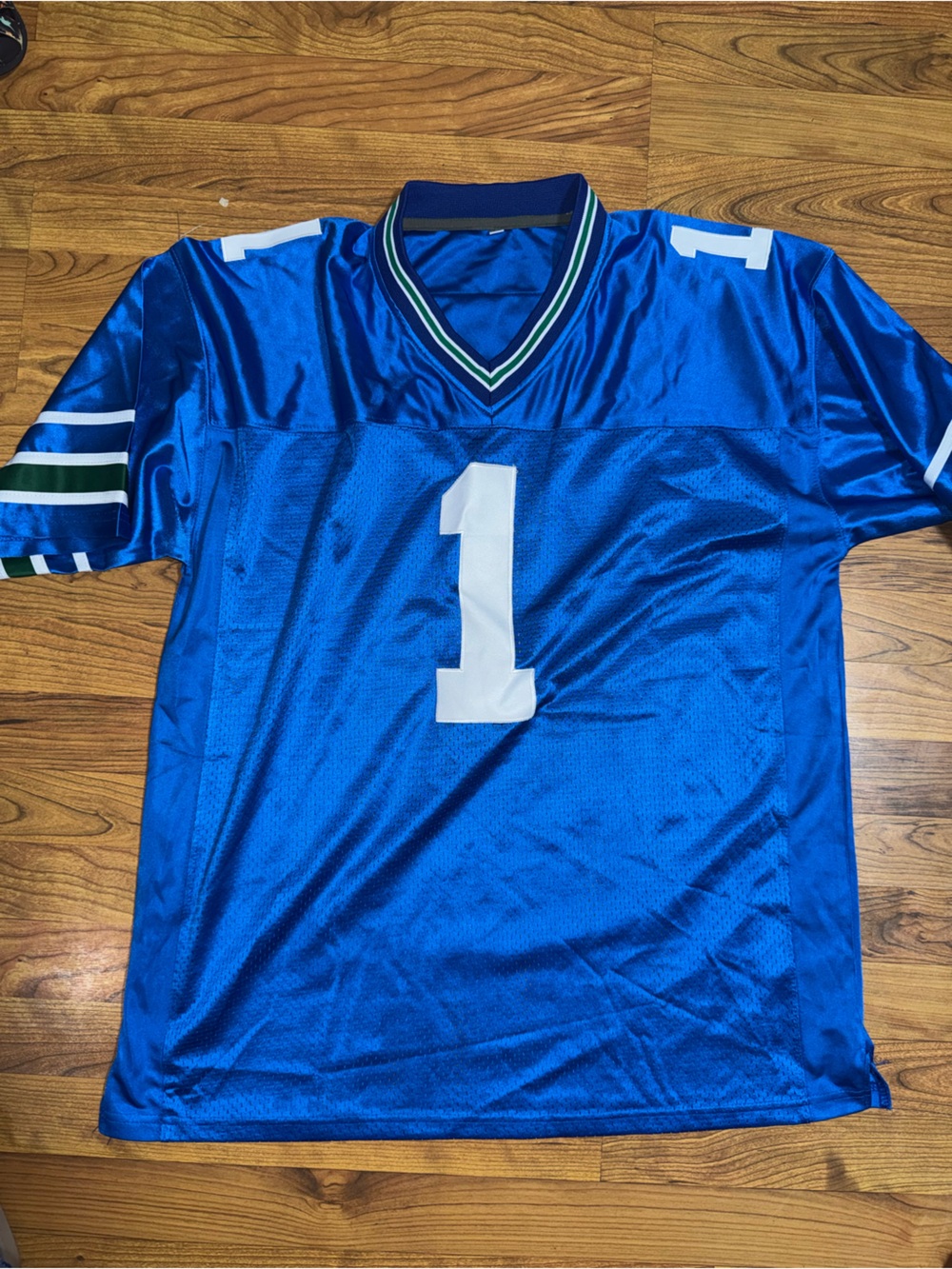 Blue Number 1 Sports Jersey - Unbranded